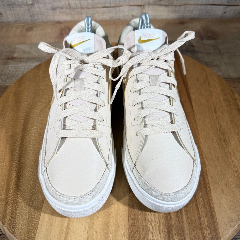 Nike Sneakers Womens 9 Sail Court Legacy Next Nature DH3161-107 Low Top Tennis - Picture 4 of 9